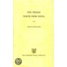 Gesamtausgabe Abt. 2 Vorlesungen Bd. 41. Die Frage nach dem Ding door Martin Heidegger