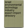 Israel Environmental Technology Industry Export-Import Directory door Onbekend