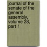 Journal Of The Senate Of The General Assembly, Volume 28, Part 1 door Senate Illinois. Gener