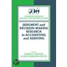 Judgment and Decision-Making Research in Accounting and Auditing by H. Ashton Robert
