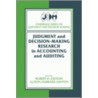 Judgment and Decision-Making Research in Accounting and Auditing door Robert H. Ashton