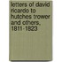 Letters Of David Ricardo To Hutches Trower And Others, 1811-1823