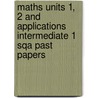 Maths Units 1, 2 And Applications Intermediate 1 Sqa Past Papers door Sqa