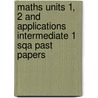 Maths Units 1, 2 And Applications Intermediate 1 Sqa Past Papers door Onbekend