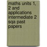 Maths Units 1, 2 And Applications Intermediate 2 Sqa Past Papers by Sqa