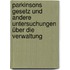 Parkinsons Gesetz und andere Untersuchungen über die Verwaltung