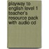 Playway To English Level 1 Teacher's Resource Pack With Audio Cd