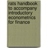 Rats Handbook to Accompany Introductory Econometrics for Finance door Chris Brooks