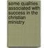 Some Qualities Associated With Success In The Christian Ministry