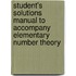 Student's Solutions Manual to Accompany Elementary Number Theory