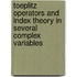 Toeplitz Operators And Index Theory In Several Complex Variables