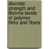 Discrete Strength And Lifetime Levels Of Polymer Films And Fibers