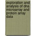 Exploration And Analysis Of Dna Microarray And Protein Array Data
