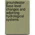 Groundwater Base Level Changes And Adjoining Hydrological Systems