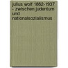Julius Wolf 1862-1937 - Zwischen Judentum Und Nationalsozialismus door Hubert Kiesewetter