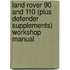 Land Rover 90 And 110 (Plus Defender Supplements) Workshop Manual