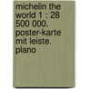 Michelin The World 1 : 28 500 000. Poster-Karte mit Leiste. Plano by Unknown