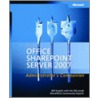 Microsoft Office Sharepoint Server 2007 Administrator's Companion door Microsoft Sharepoint Community Experts