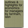 Outlines & Highlights For Economics For Managers By Farnham, Isbn door Reviews Cram101 Textboo