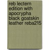 Reb Lectern Edition With Apocrypha Black Goatskin Leather Reba215 door George P. Bible