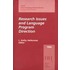 Research Issues and Language Program Direction, 1998 Aausc Volume