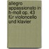 Allegro appassionato in h-Moll op. 43 für Violoncello und Klavier