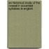 An Historical Study Of The -Vowel In Accented Syllables In English