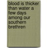 Blood Is Thicker Than Water A Few Days Among Our Southern Brethren by Henry M. Field