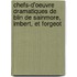 Chefs-D'Oeuvre Dramatiques De Blin De Sainmore, Imbert, Et Forgeot