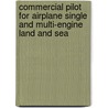 Commercial Pilot For Airplane Single And Multi-Engine Land And Sea door Federal Aviation Administration (faa)