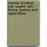 Memoir Of Robert, Earl Nugent, With Letters, Poems, And Appendices