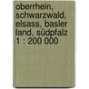 Oberrhein, Schwarzwald, Elsass, Basler Land, Südpfalz 1 : 200 000 door Onbekend