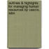 Outlines & Highlights For Managing Human Resources By Cascio, Isbn