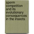 Sperm Competition And Its Evolutionary Consequences In The Insects