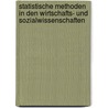 Statistische Methoden in den Wirtschafts- und Sozialwissenschaften door Hans Peter Litz