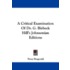 A Critical Examination of Dr. G. Birbeck Hill's Johnsonian Editions