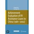 Achievement Evaluation Of Ifi Assistance Loans To China (1981-2002)