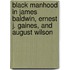 Black Manhood In James Baldwin, Ernest J. Gaines, And August Wilson