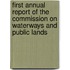 First Annual Report Of The Commission On Waterways And Public Lands
