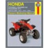 Honda Trx300ex & Trx400ex And Trx405r/er Atv Owners Workshop Manual