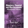 Issues in Monetary, Financial and Macroeconomic Adjustment Policies door Onbekend