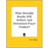 What Desirable Results Will Definite And Determined Prayer Produce?