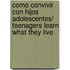 Como convivir con hijos adolescentes/ Teenagers Learn What They Live