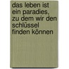 Das Leben ist ein Paradies, zu dem wir den Schlüssel finden können by Nossrat Peseschkian
