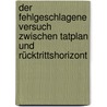 Der fehlgeschlagene Versuch zwischen Tatplan und Rücktrittshorizont by Liane Wörner