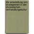 Die Anwendung von Strategemen in der chinesischen Verhandlungskultur