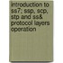 Introduction To Ss7; Ssp, Scp, Stp And Ss& Protocol Layers Operation