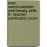 Mtel Communication And Literacy Skills 01 Teacher Certification Exam
