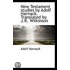 New Testament Studies By Adolf Harnack. Translated By J.R. Wilkinson