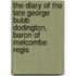 The Diary Of The Late George Bubb Dodington, Baron Of Melcombe Regis
